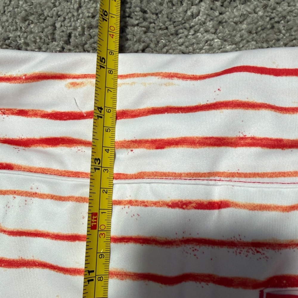 Coral Bay Golf Skort Womens S White Orange Striped Active - Picture 6 of 6